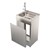 Eco Portable Wash-Ware Stainless Steel Portable Sink w/ Water Heater